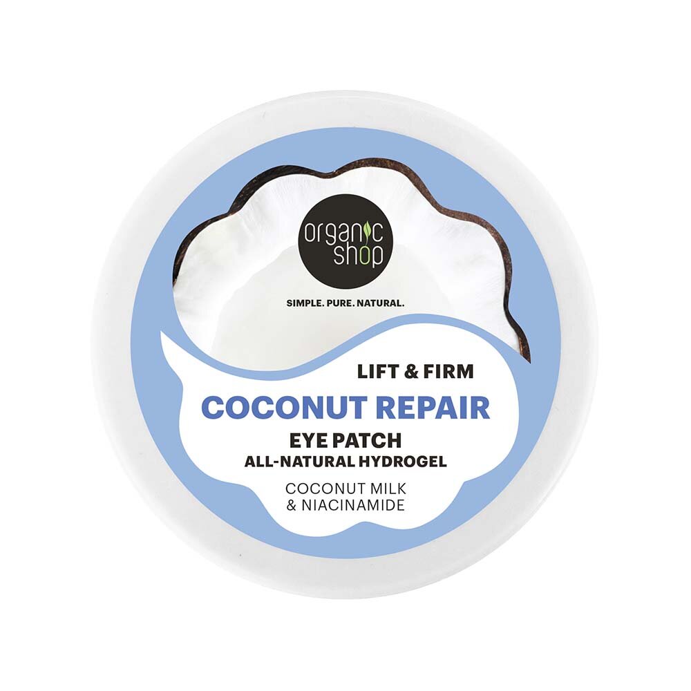 Organic Shop Coconut Repair Lift & Firm Natural Hydrogel Eye Patch 60st