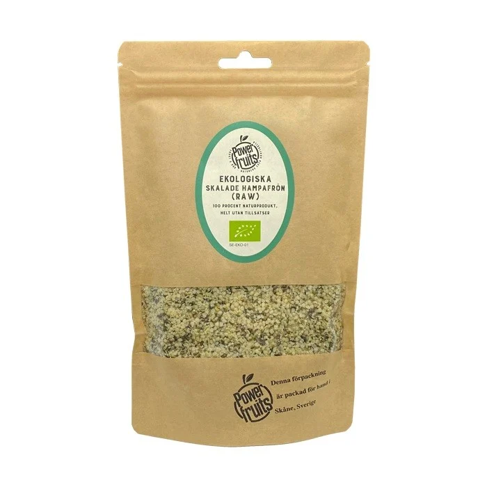 Powerfruits Hampafrön skalade 250 g