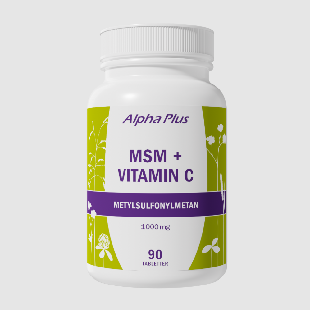 Alpha Plus MSM + Vitamin C 90 tab
