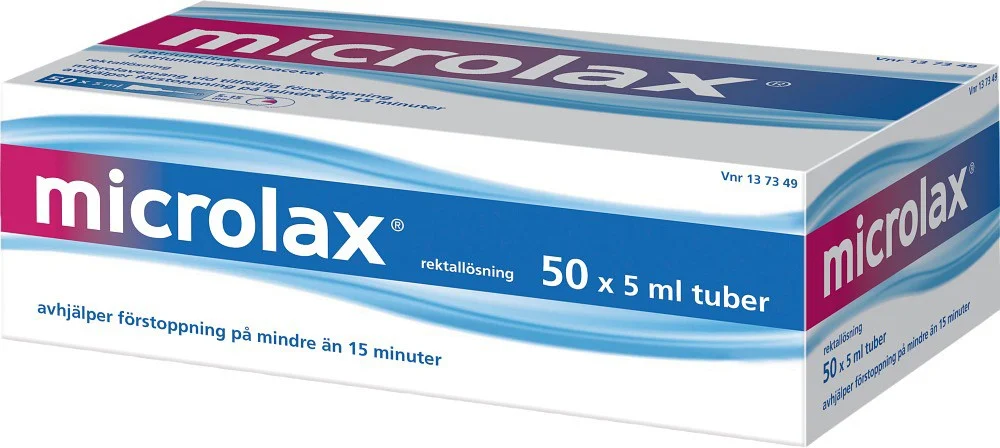 Microlax mikrolavemang 50 x 5 ml