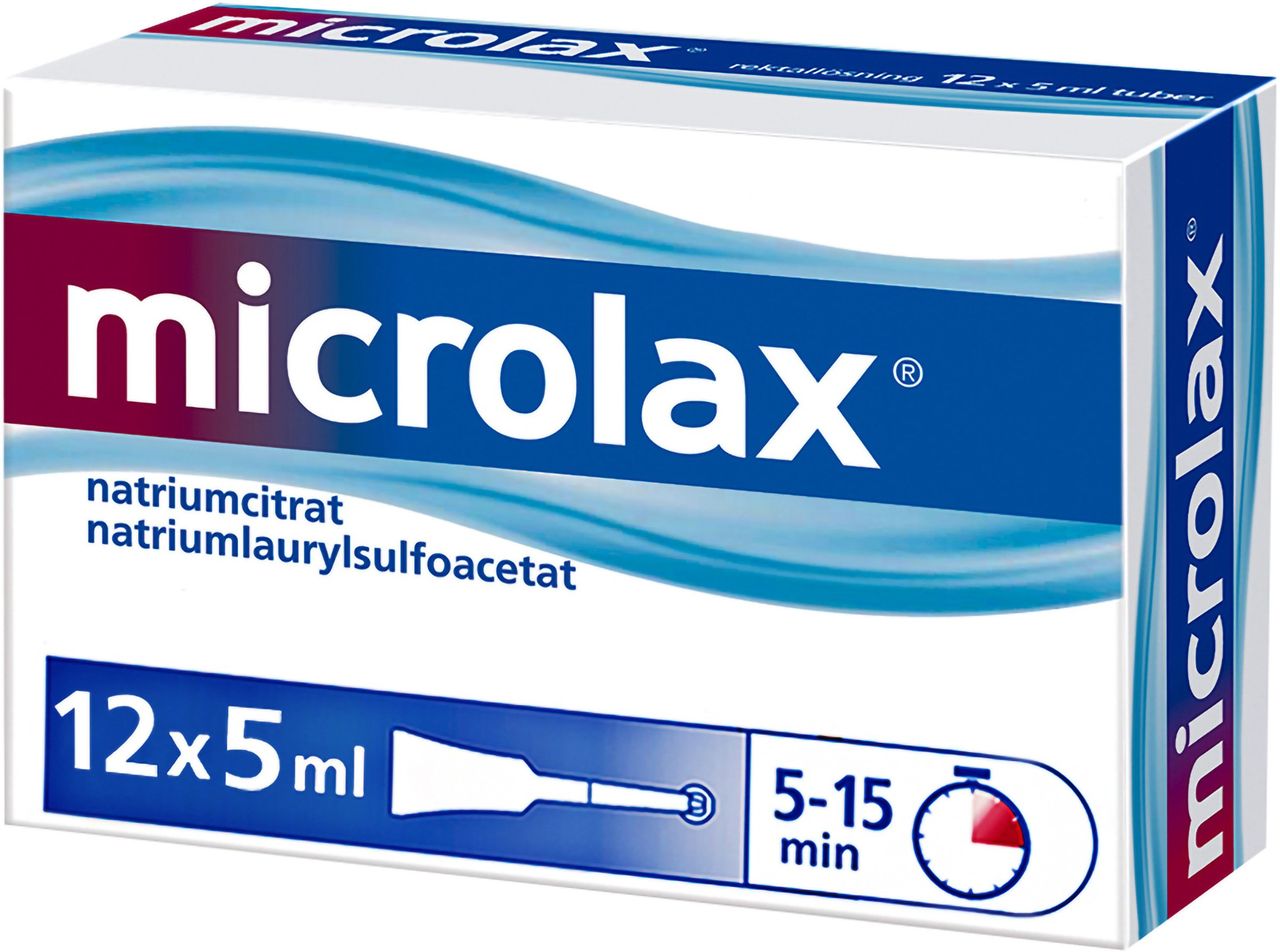 Microlax mikrolavemang 12 x 5 ml