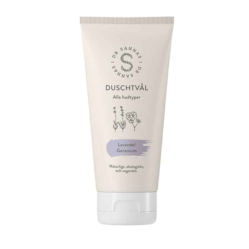 Dr Sannas Duschtvål Lavendel-Geranium