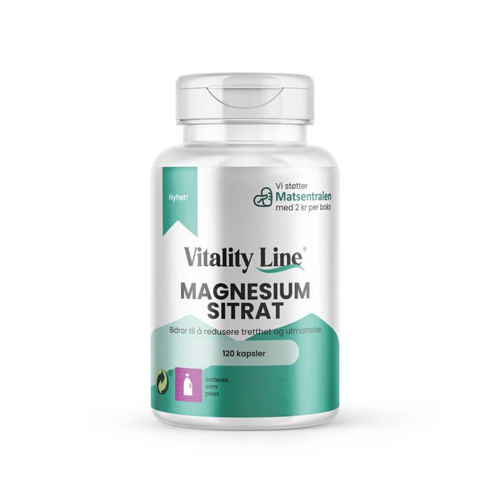 Vitality Line Magnesium Citrat 120 kapslar