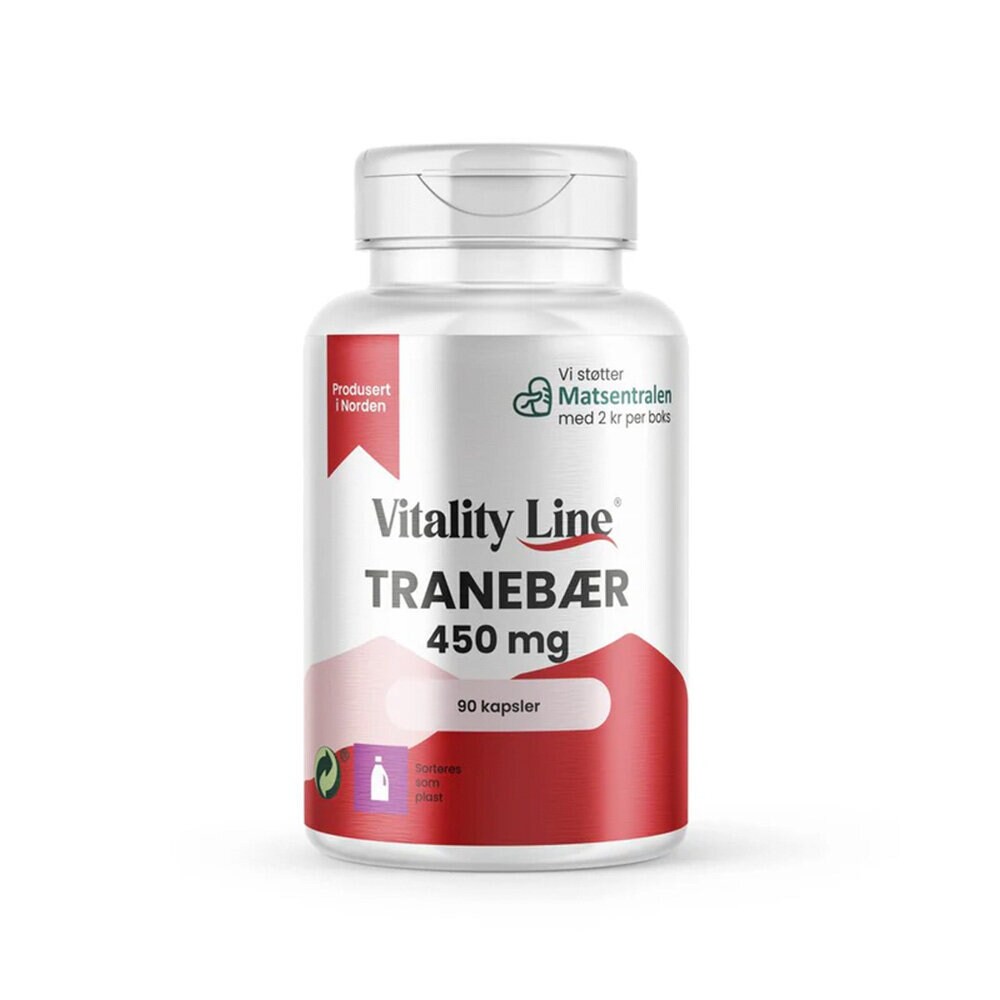 Vitality Line Tranbär 90 kapslar