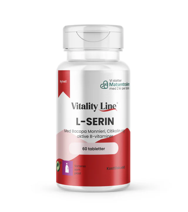 Vitality Line L-serin 60 tabletter