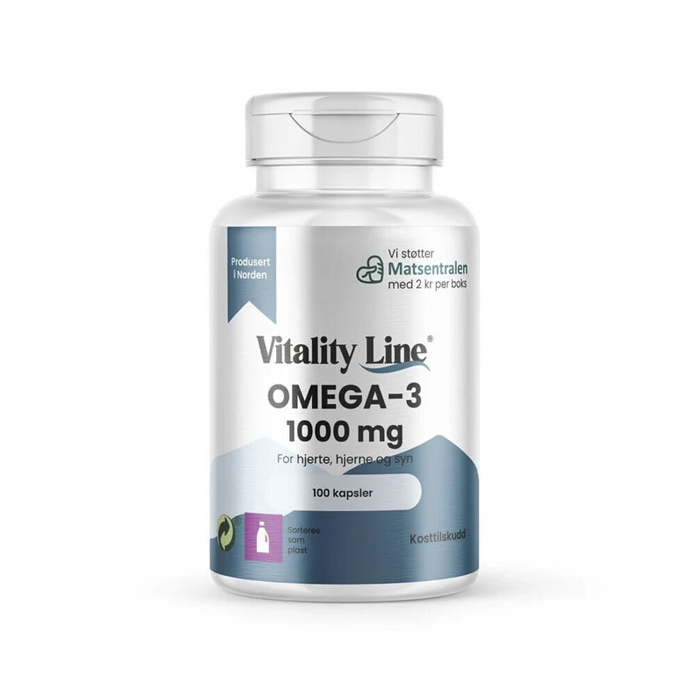 Vitality Line Omega 3 1000mg 100 kapslar