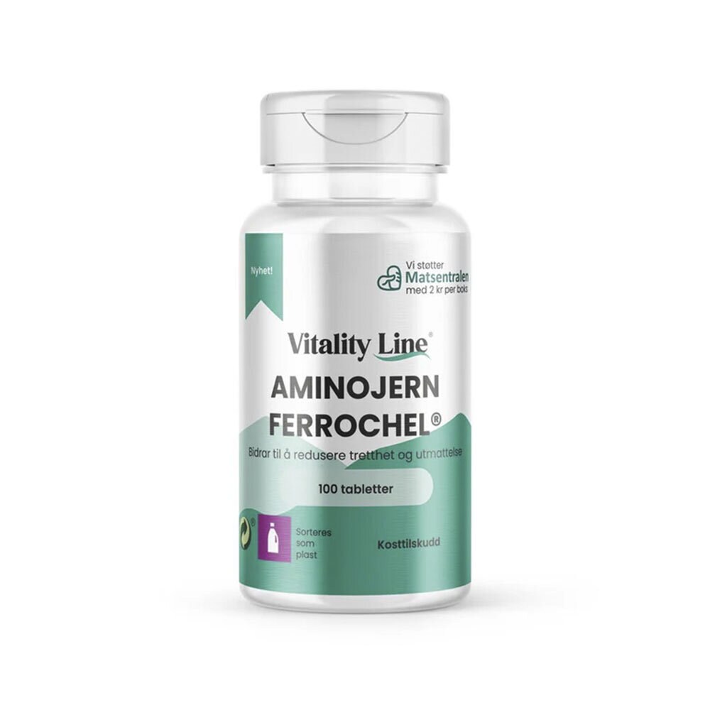 Vitality Line Aminojärn 100 tabletter