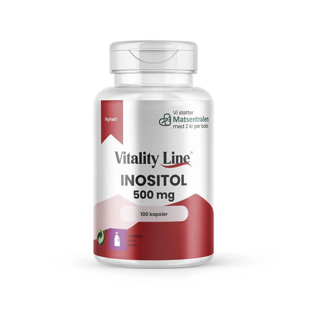 Vitality Line Inositol 500mg 100 kapslar