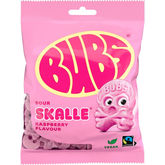 Bubs Cool Hallon Skumskalle 175g