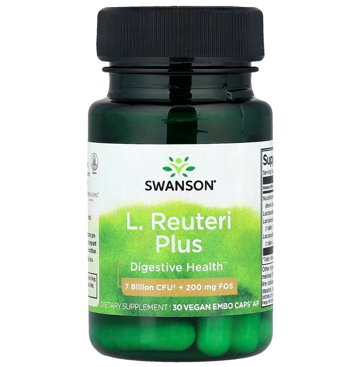 Swanson , L. Reuteri Plus, 30 kapslar