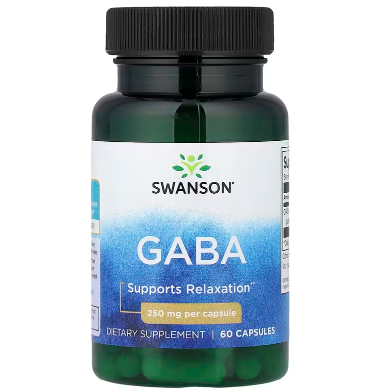 Swanson Gaba, 250 mg, 60 Kapslar