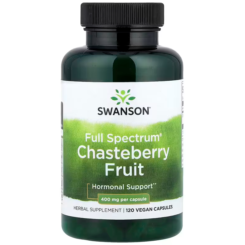 Swanson Full Spectrum® Chasteberry Fruit, 400 mg, 120 kapslar