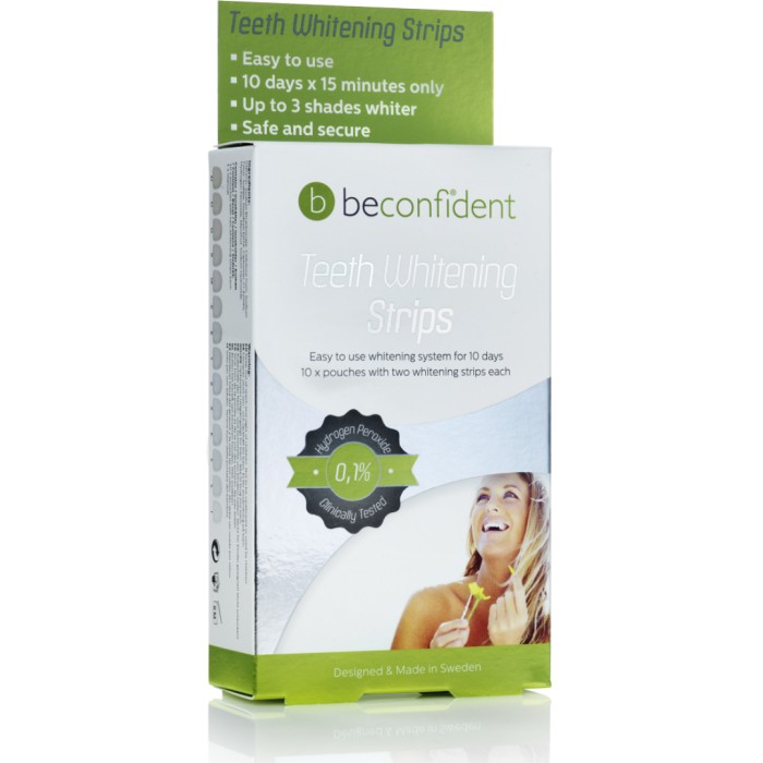 beconfident Beconfident® Teeth Whitening X3 Strips, 10 days 20 st