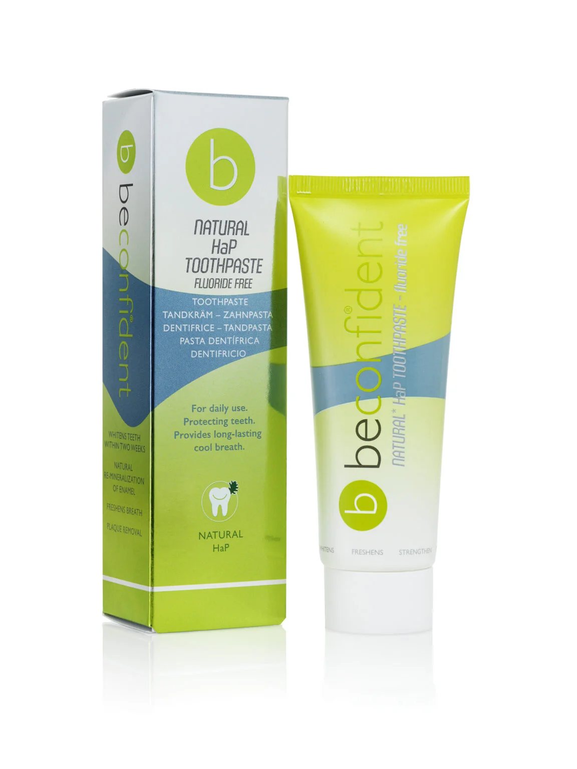 beconfident Natural* HaP Toothpaste, 75 ml