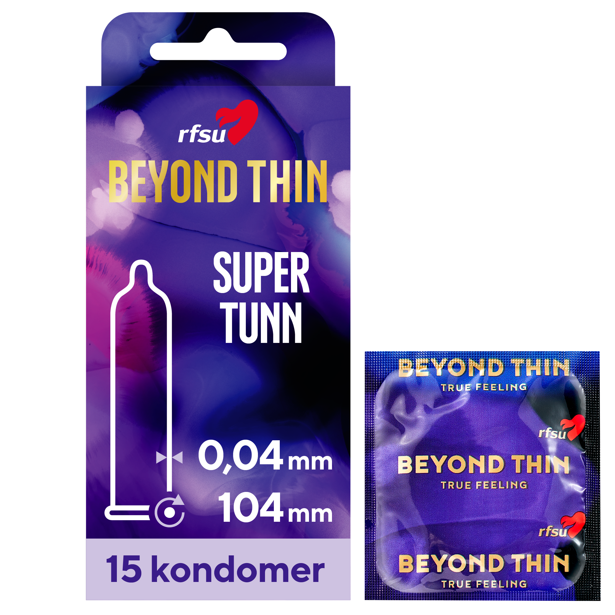 RFSU Beyond Thin Kondomer, 15 st