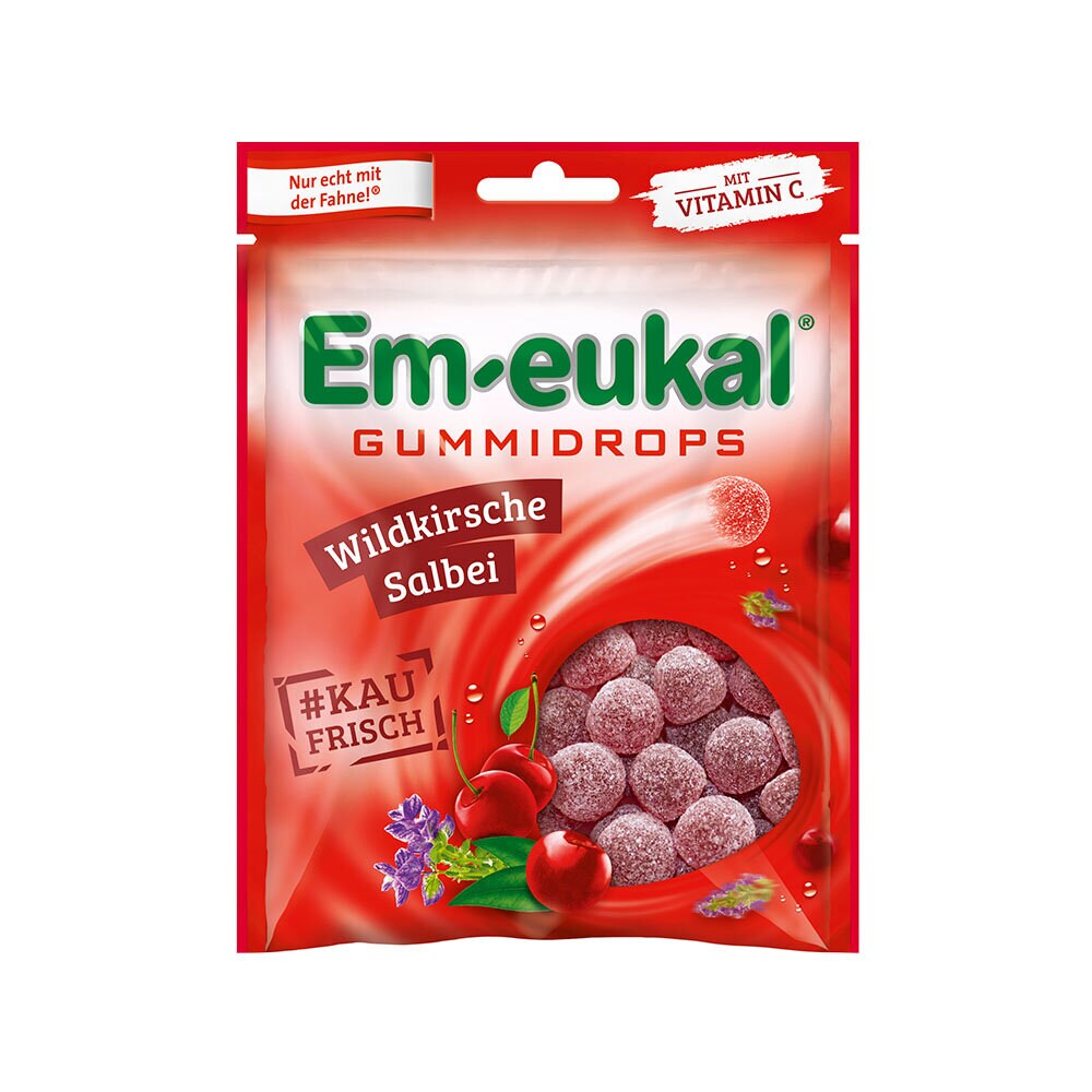 Em-eukal Gummidrops Vildkörsbär Salvia 90g