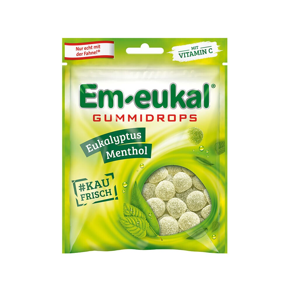 Em-eukal Gummidrops Eukalyptus Mentol 90g Em-eukal