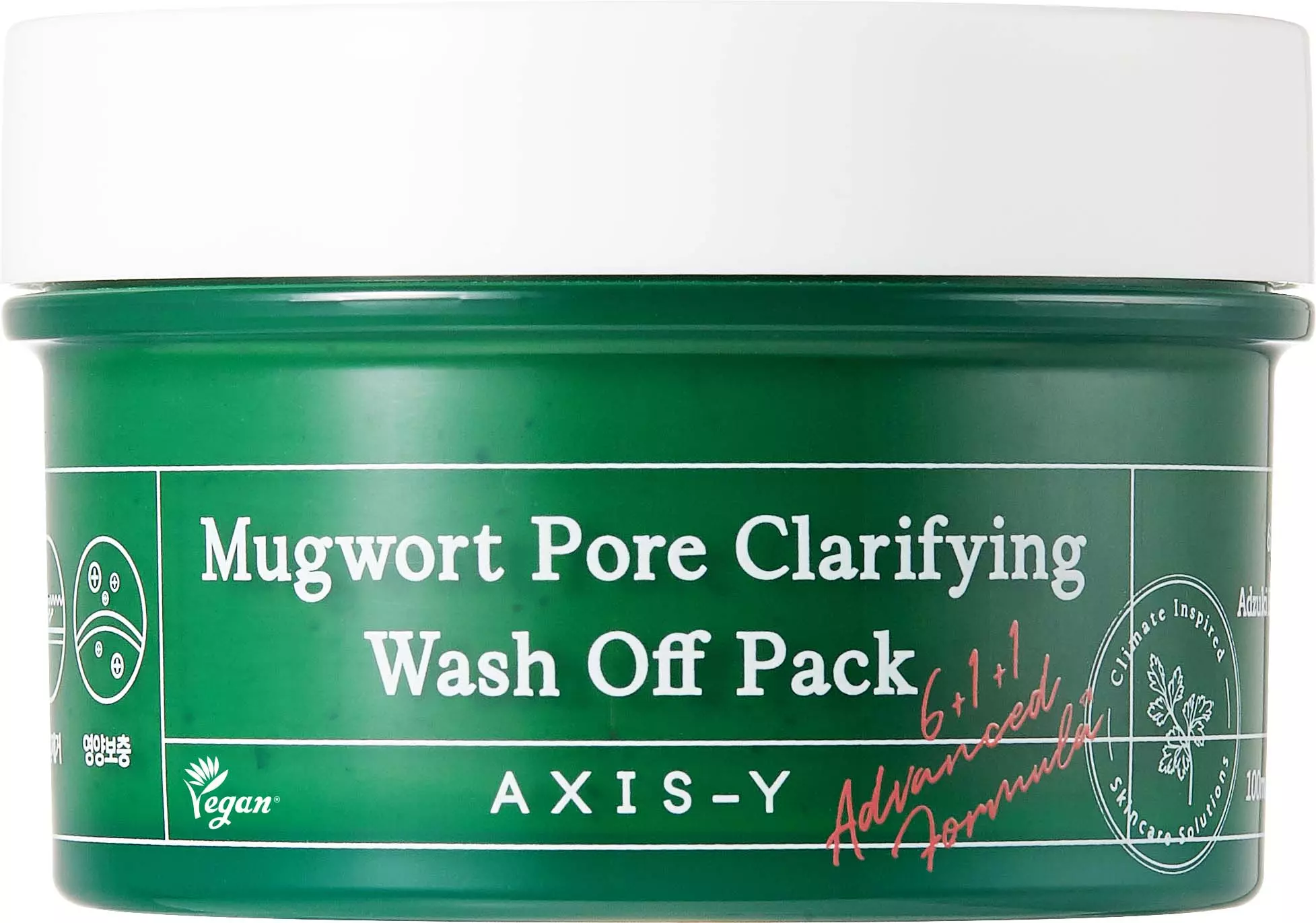 Axis-Y Axis-Y Mugwort Pore Clarifying Wash Off Pack 100 ml