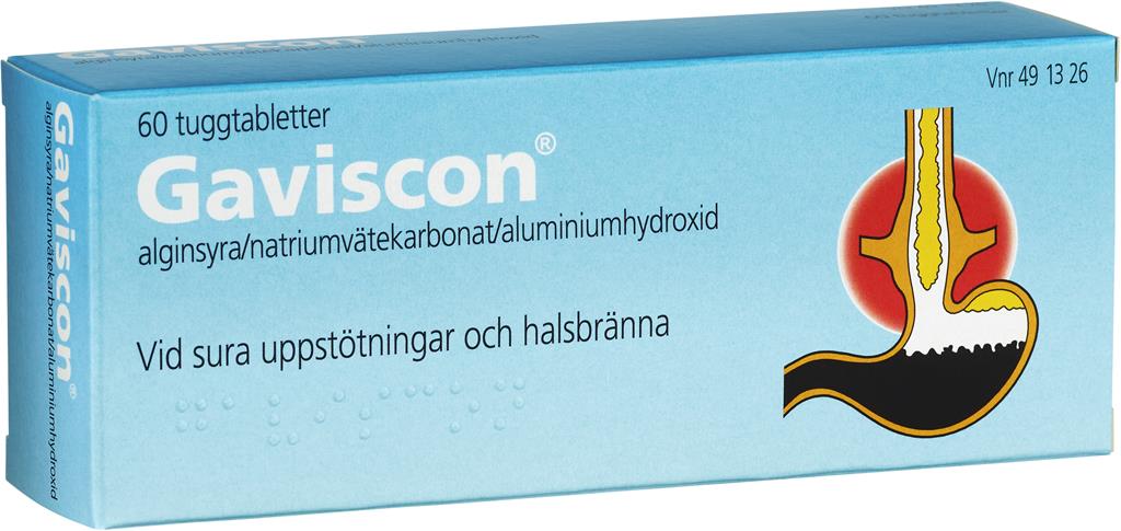 Gaviscon 60 tuggtabletter