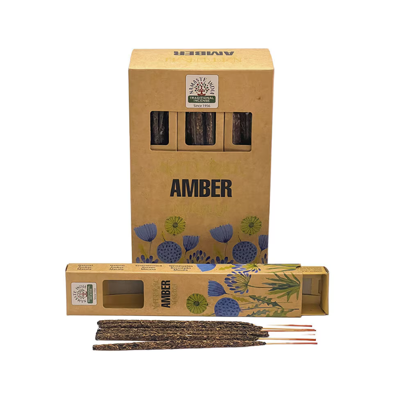 Namaste India Natural Botanical Smudge rökelser Amber