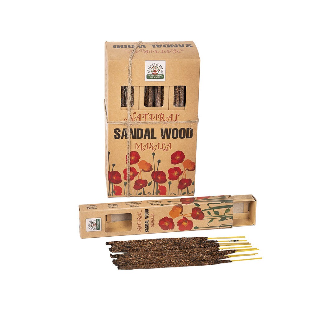Namaste India Natural Botanical Smudge rökelser Sandelwood