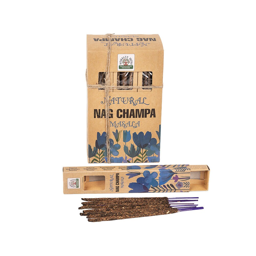 Namaste India Natural Botanical Smudge rökelser Nag Champa