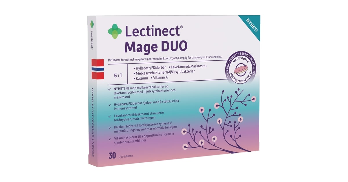 Lectinect Mage DUO 30 tabletter