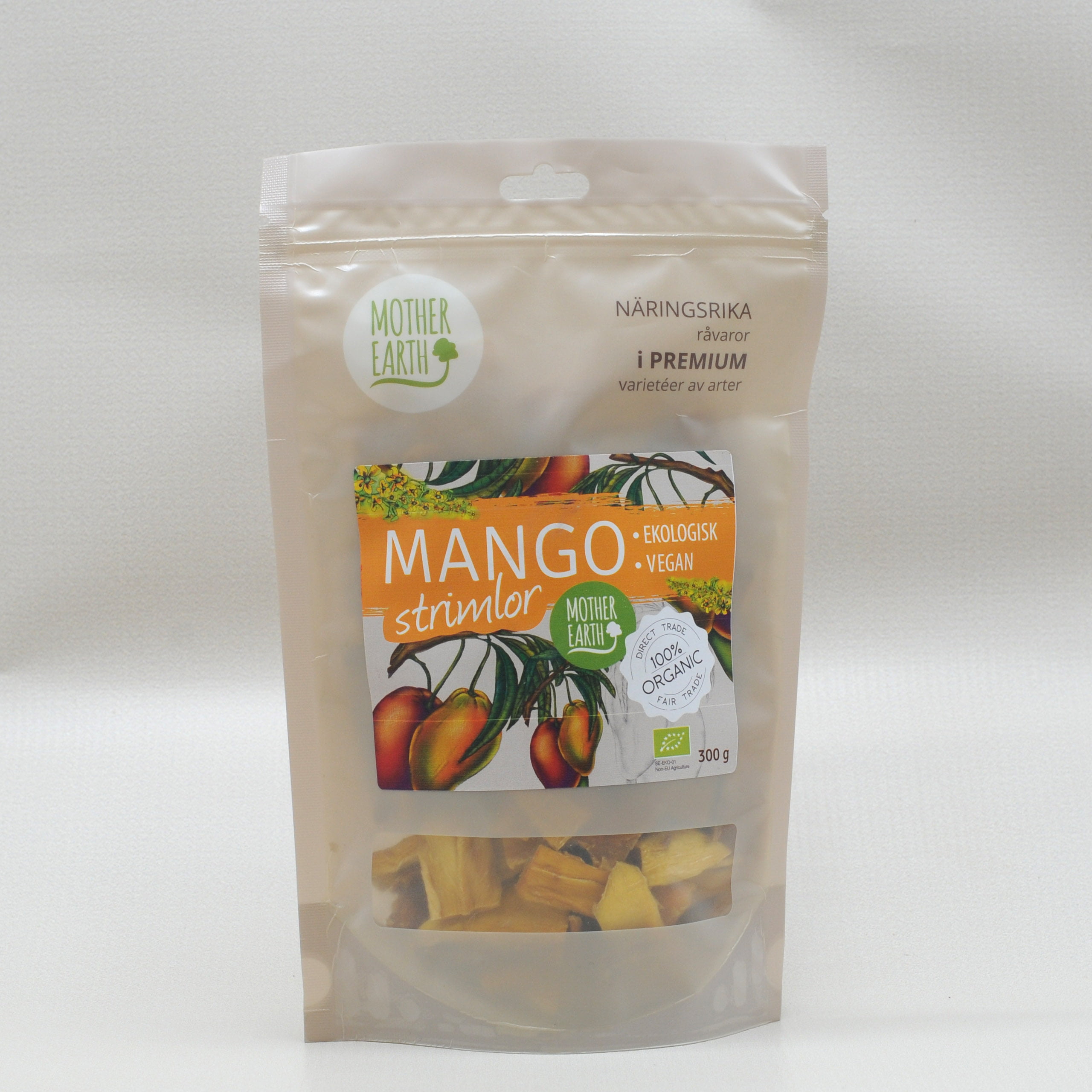 Mother Earth Mango Strimlor EKO 300g