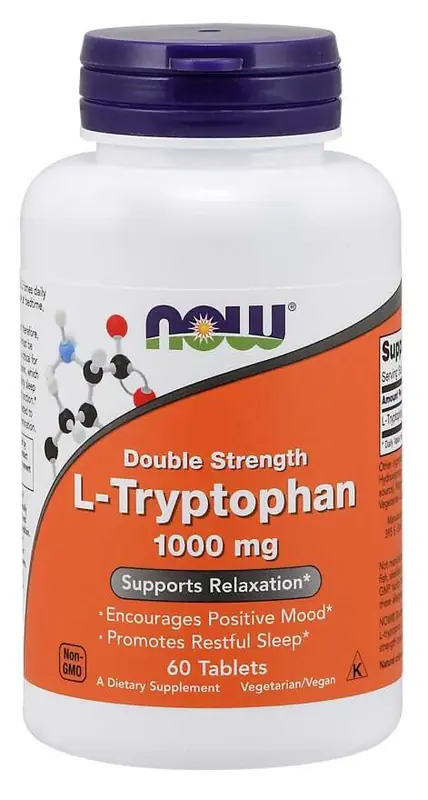 NOW L-Tryptophan 1000 mg 60 tab