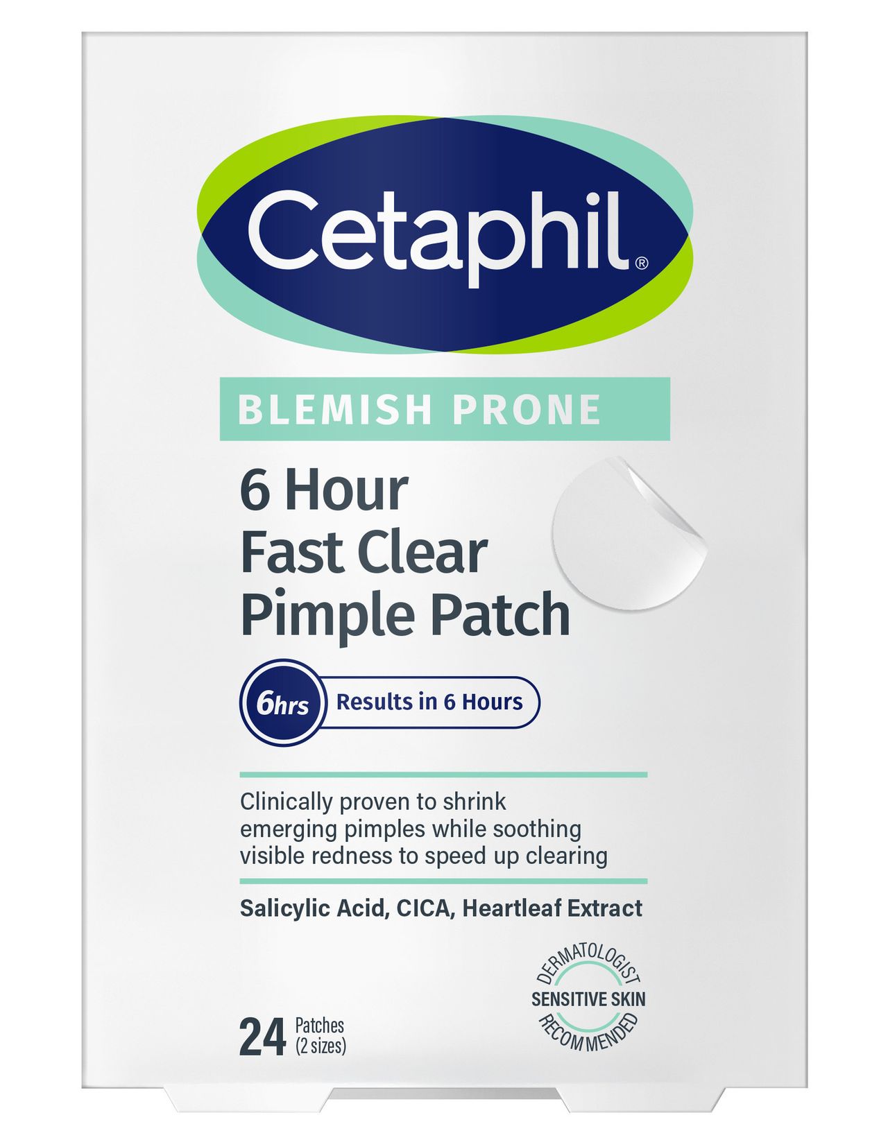 Cetaphil 6h Fast Clear Pimple Patch 24 plåster