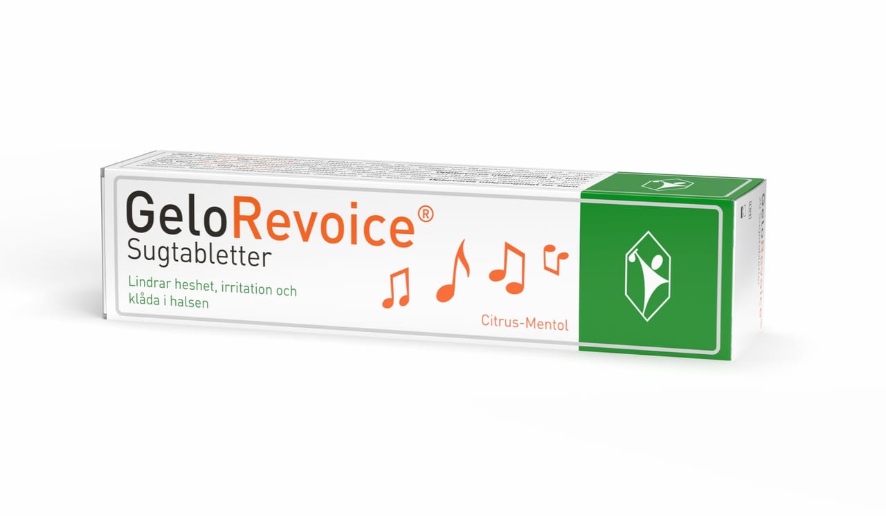 GeloRevoice Halstabletter Citrus-Mentol 20 st