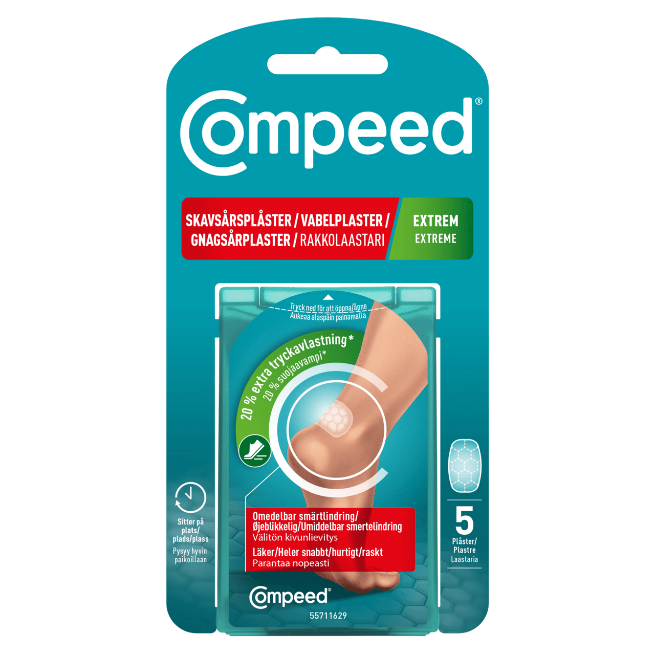 Compeed Skavsårsplåster Extreme 5 st