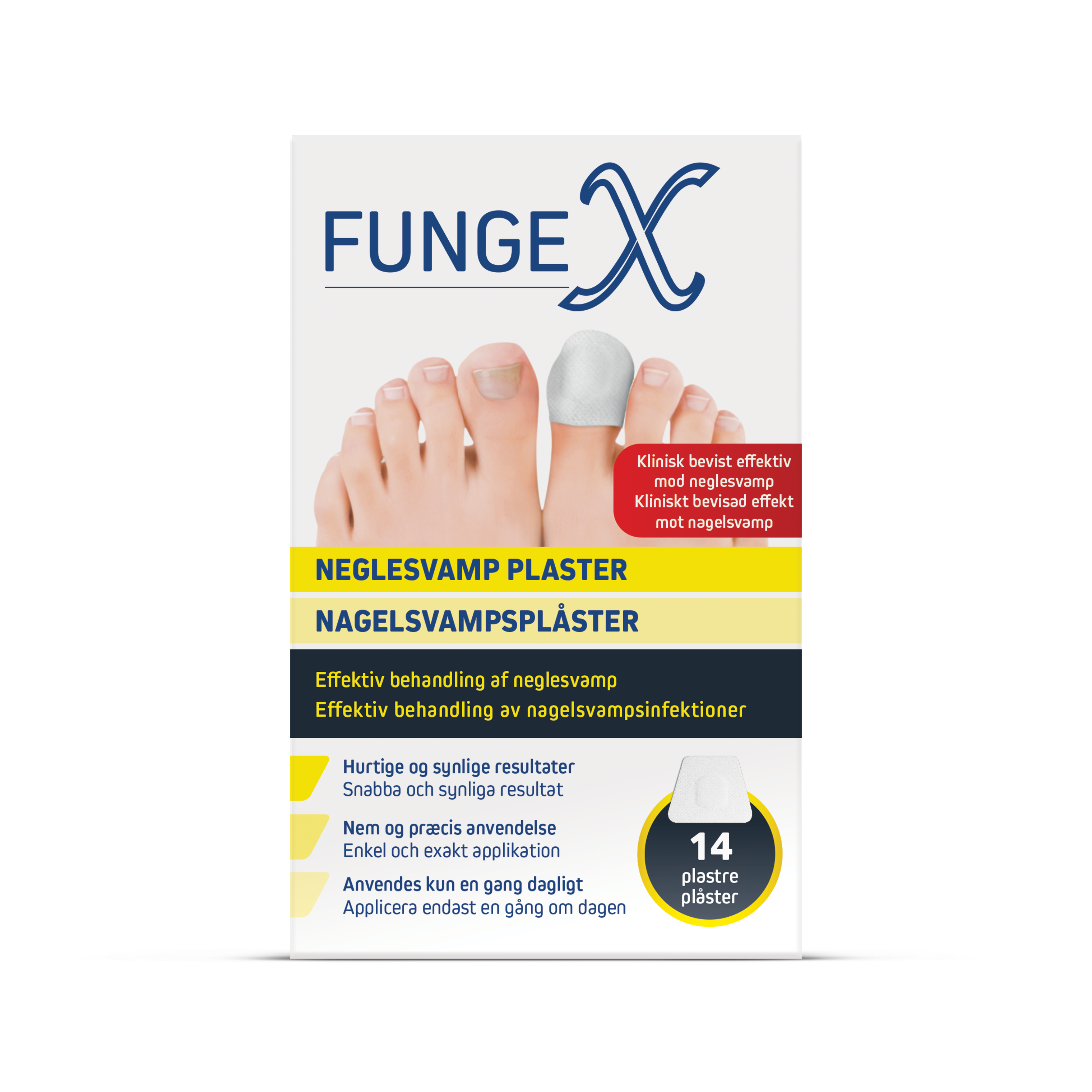 FungeX Nagelsvampsplåster 14 st