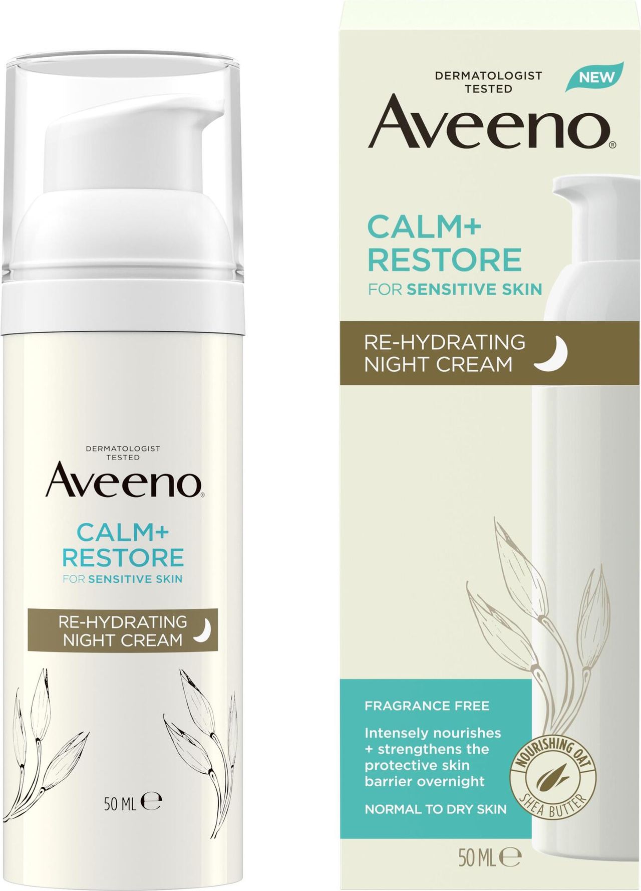 Aveeno Calm+Restore Re-hydrating Night Cream