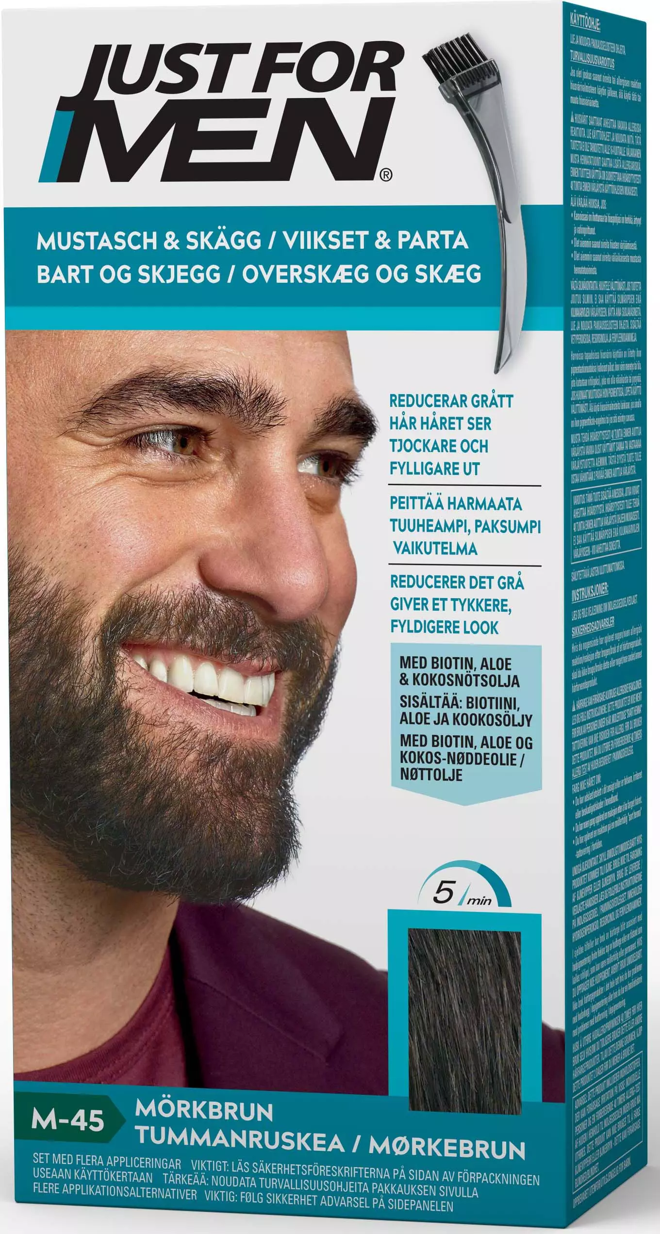 Just For Men Mustache & Beard Skäggfärg Dark Brown