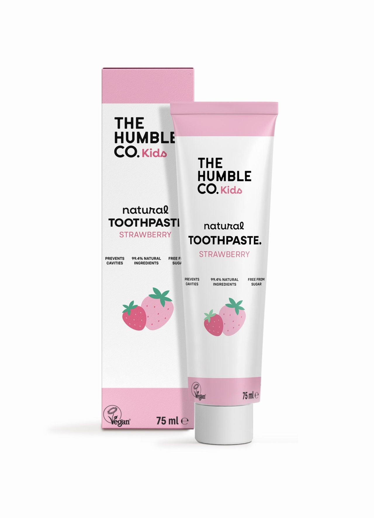The Humble Co. Toothpaste Kids Strawberry Cosmos Natural 75 ml