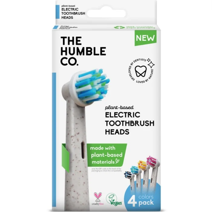 The Humble Co. Tandborsthuvuden till eltandborste (Oral-B) Mjuk 4 st