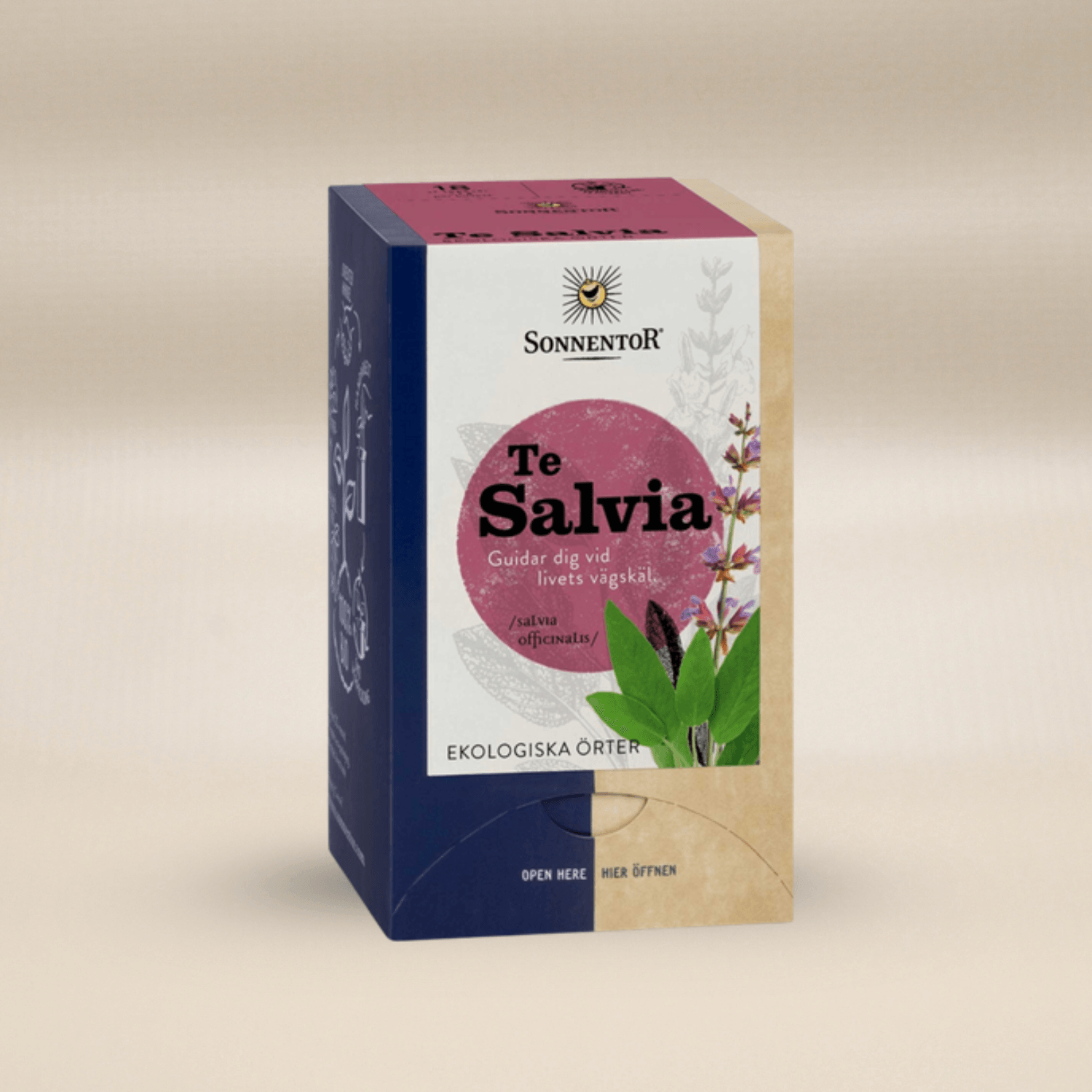 Sonnentor Salvia Tepåsar 18st
