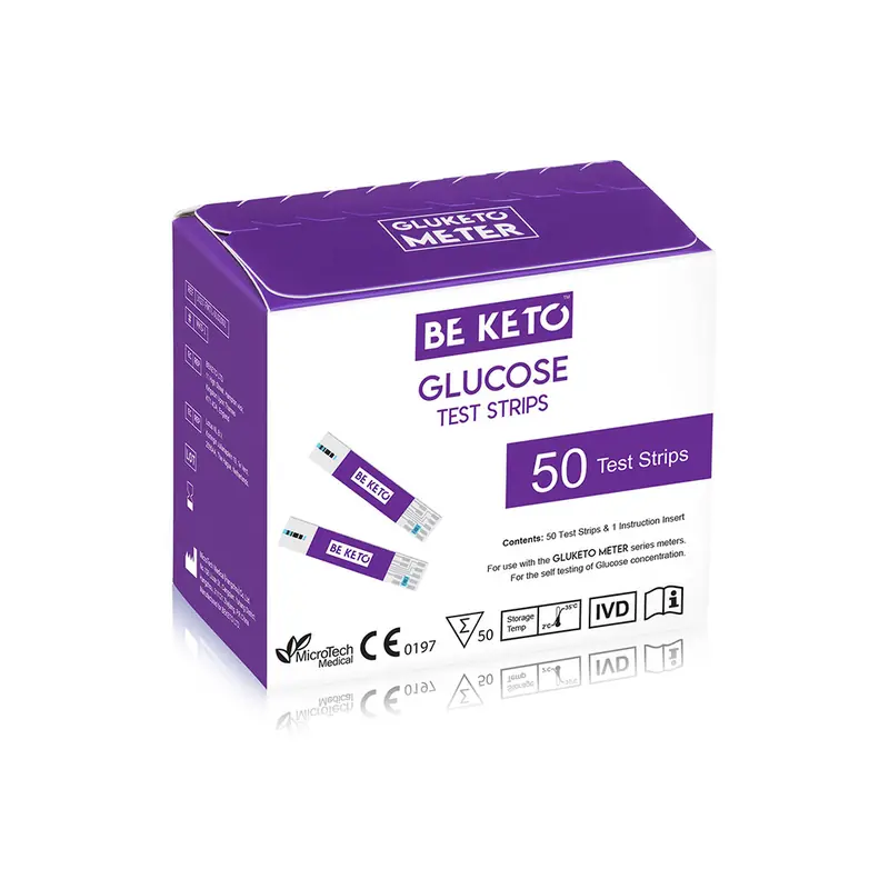 Beketo GluKeto Meter – Glucose Strip Tests 50 pcs.