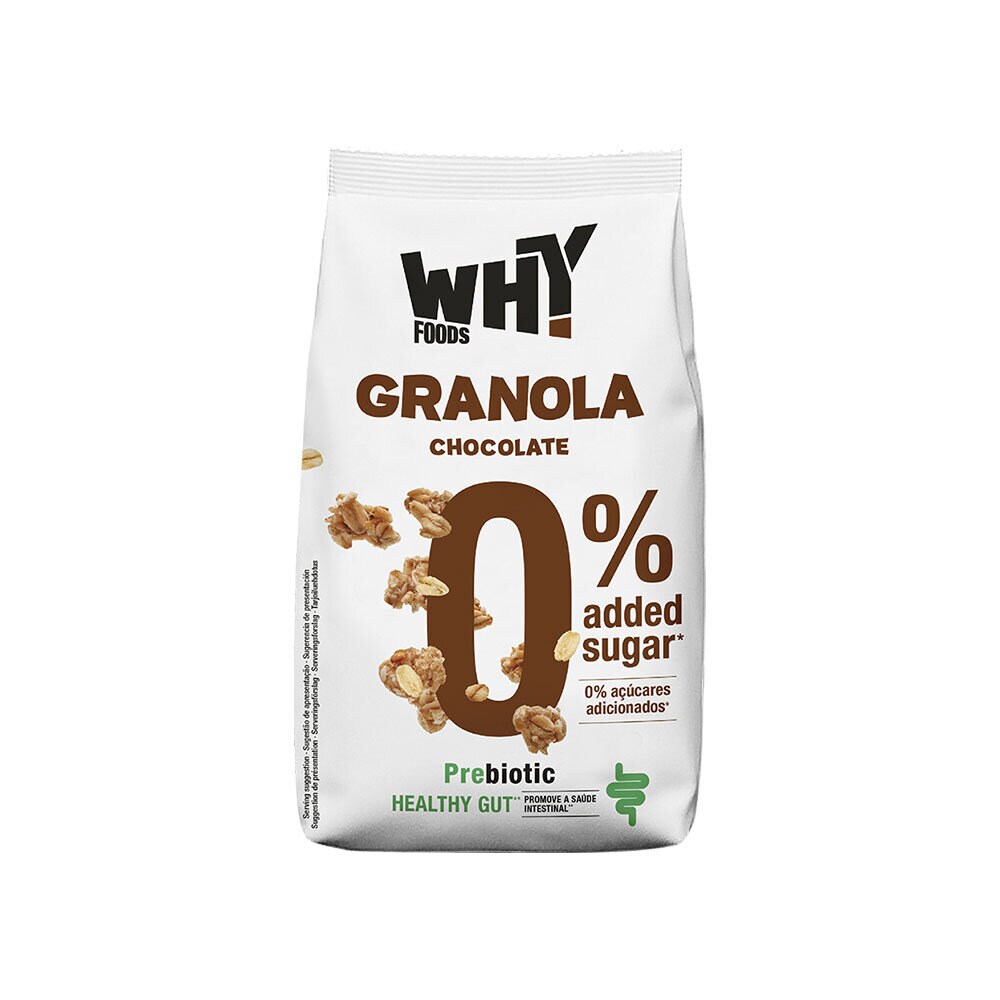 Why Foods Granola Chocolate 0% Sugar 300g