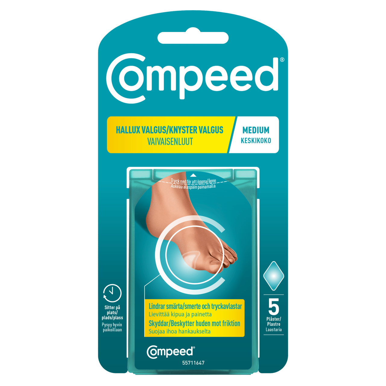 Compeed Hallux Valgus plåster 5 st