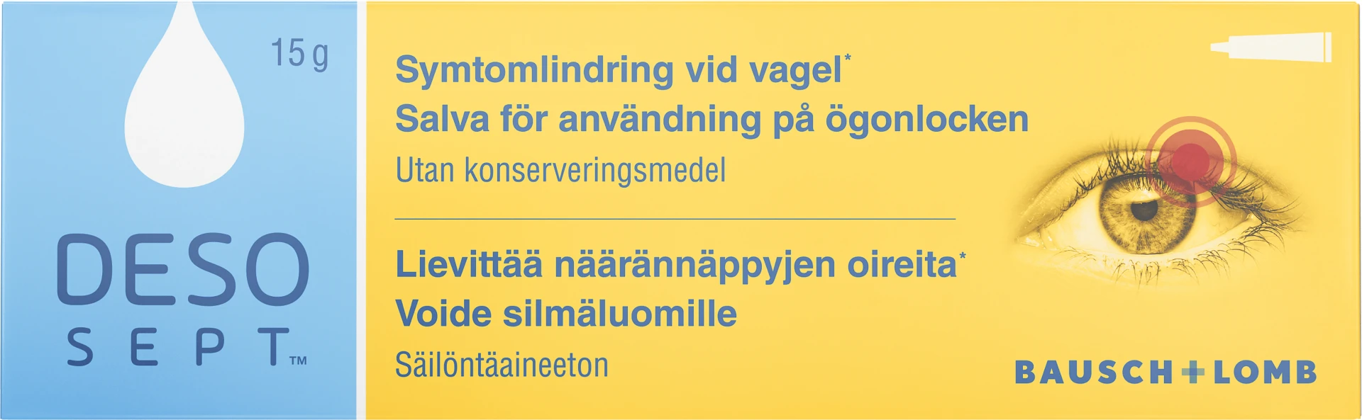 Desosept lindrande salva vid vagel 15 g