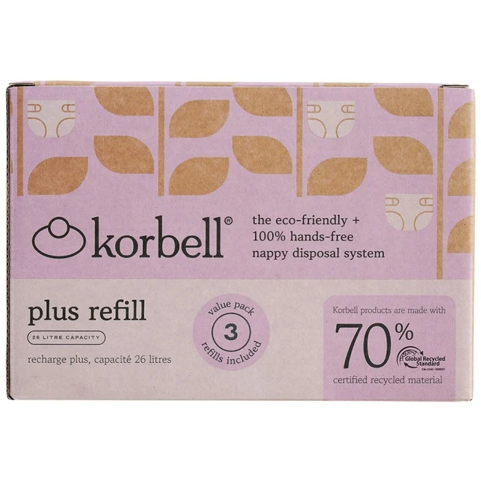 Korbell PLUS Refill 3-pack