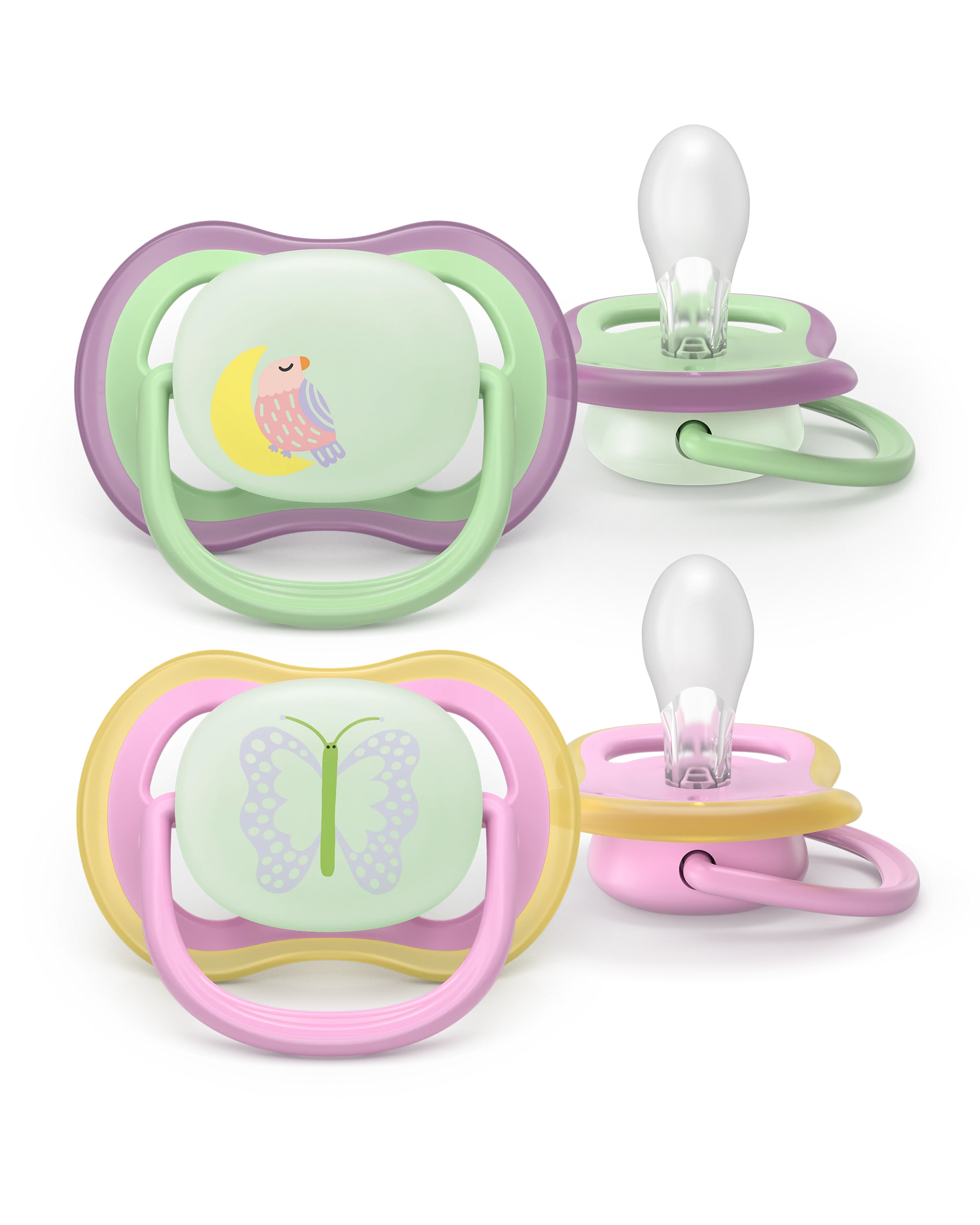 Philips Avent Pacifier ultra air natt SCF376/29