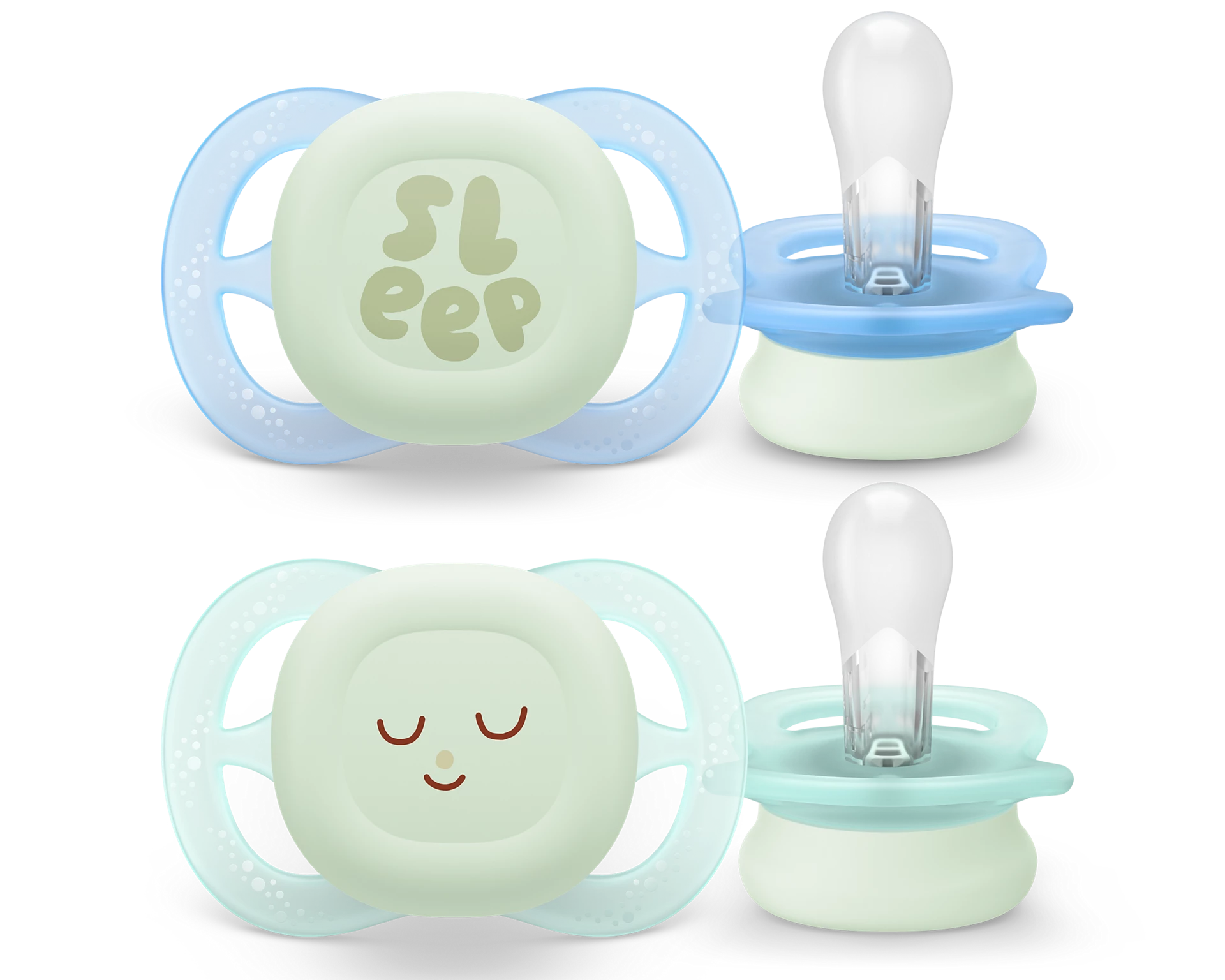 Philips Avent Pacifier ultra start Nighttime 0-2 mån SCF075/18