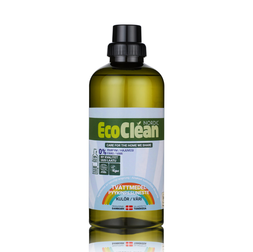 Eco Clean EcoClean Tvättmedel Kulör Free & Clear 1000ml
