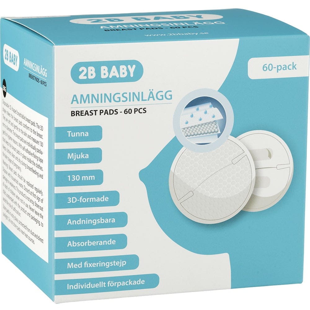 2B baby Amningsinlägg 60-pack
