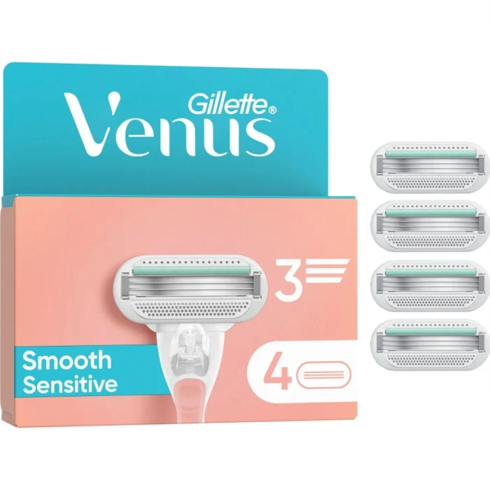 Gillette Venus Smooth Sensitive rakblad 4 st