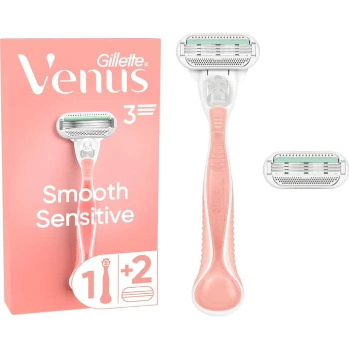 Gillette Venus Smooth Sensitive rakhyvel 2 st rakblad