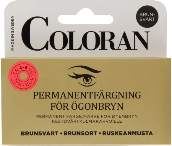 Coloran Ögonbrynsfärg Brunsvart